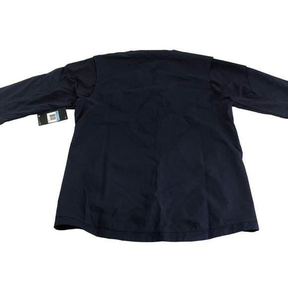 Nike Baseball Batting Jacket Mens Medium Navy Blue V Neck 897383-419 MLB Warm Up - Picture 5 of 6
